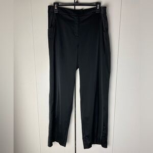 EILEEN FISHER | Black Satin Pants